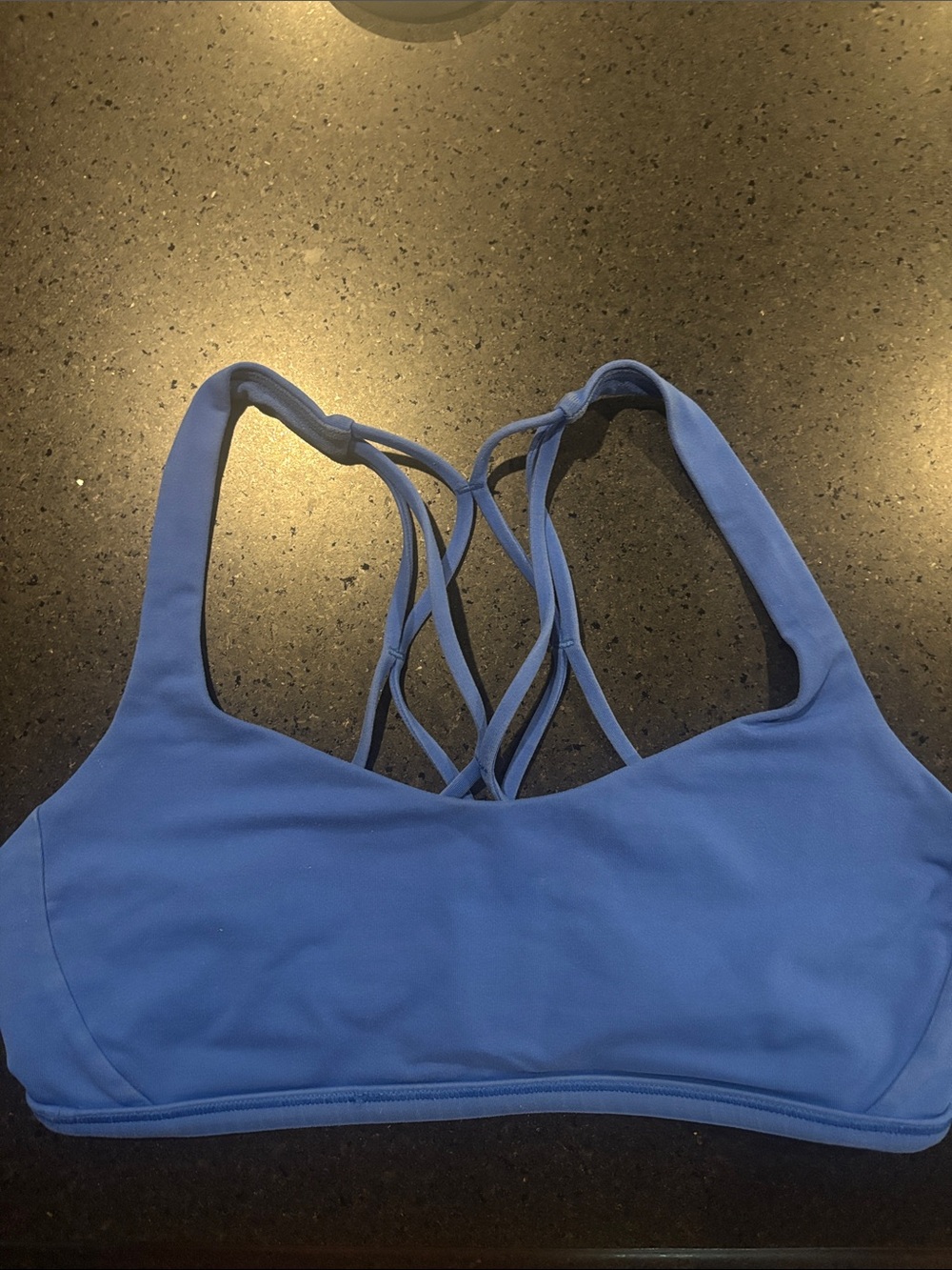 Lululemon Blue free to be wild Strappy Sports Bralette - Women Intimates